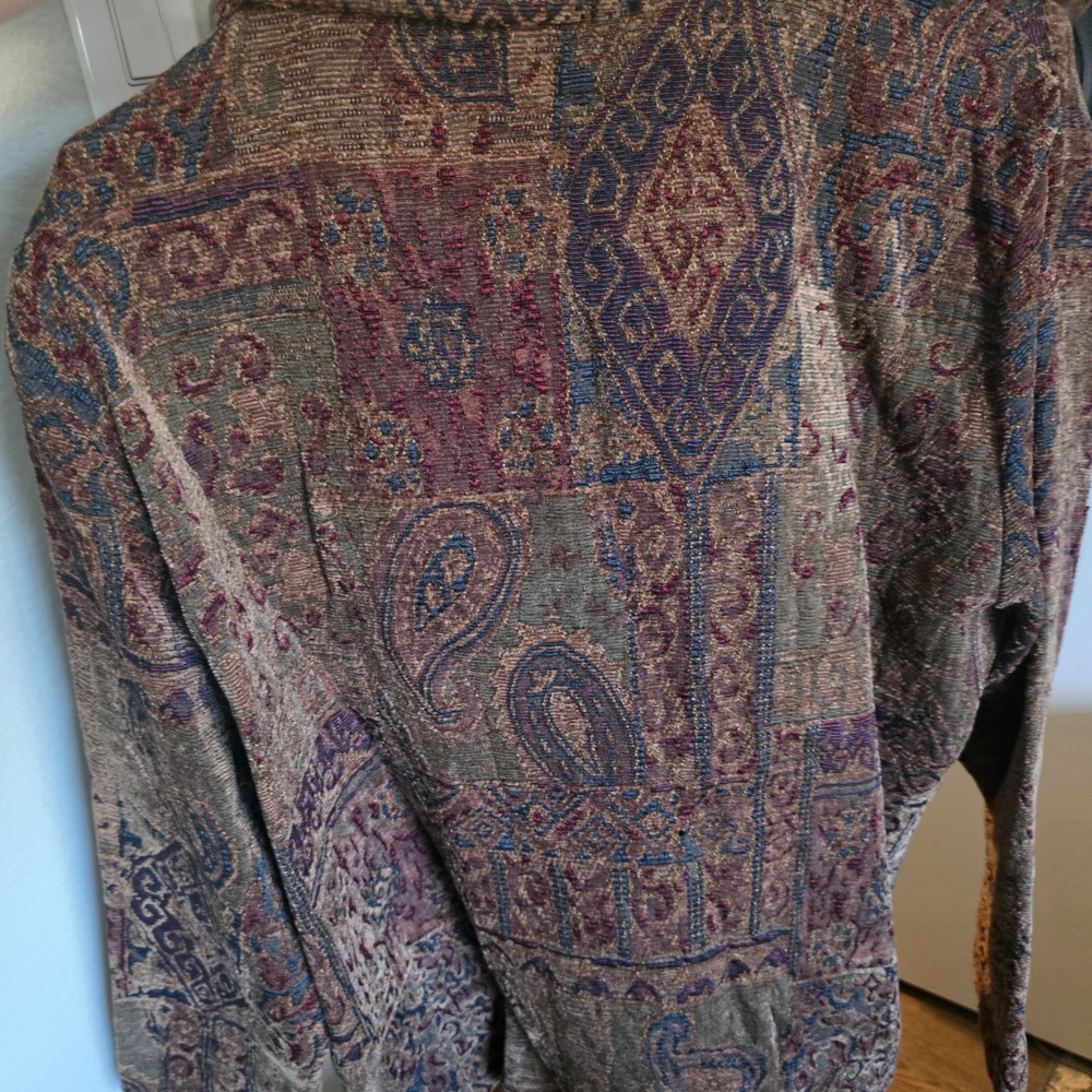 Erin London Multicolor Paisley Blazer - Picture 3 of 4